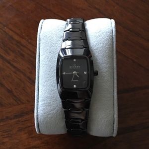 Skagen Women’s Black Ceramic Watch